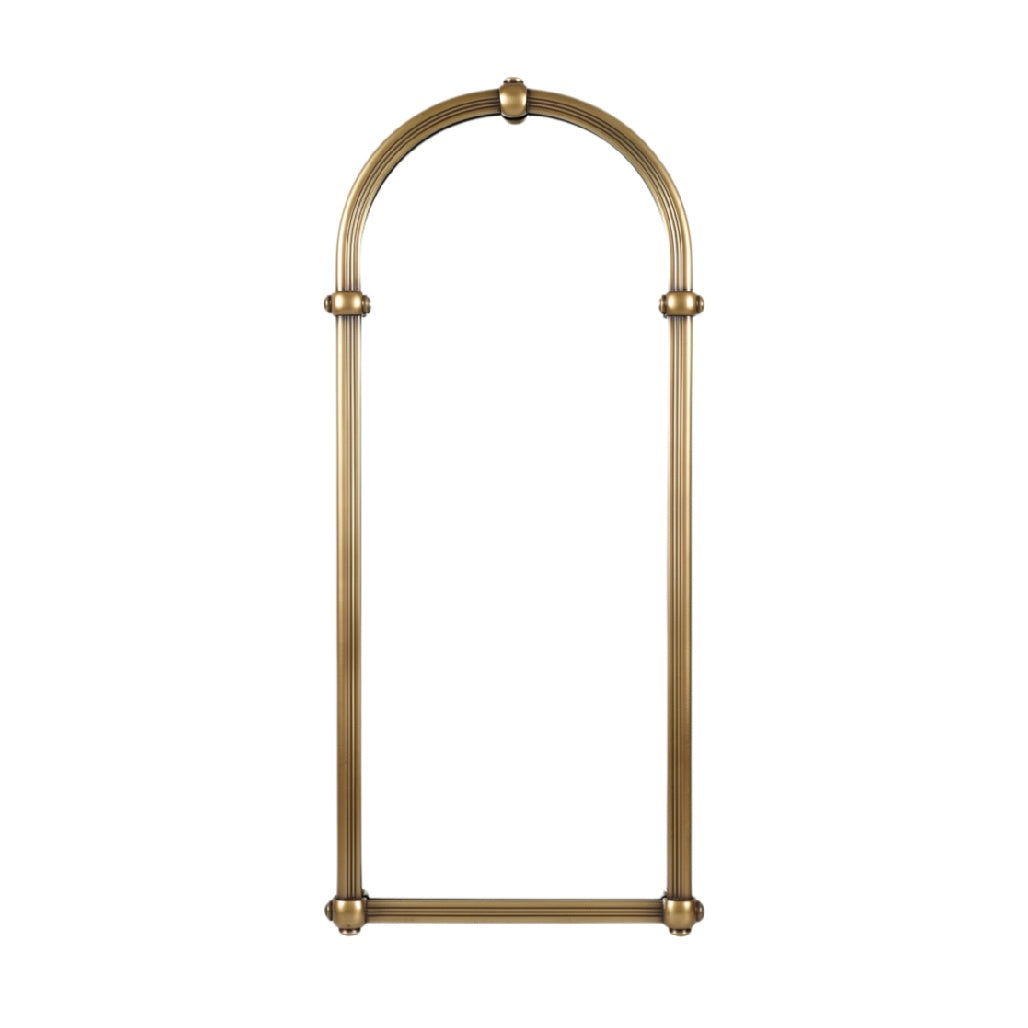 Arched Vintage Gold Framed Mirror - Elegant Home Decor